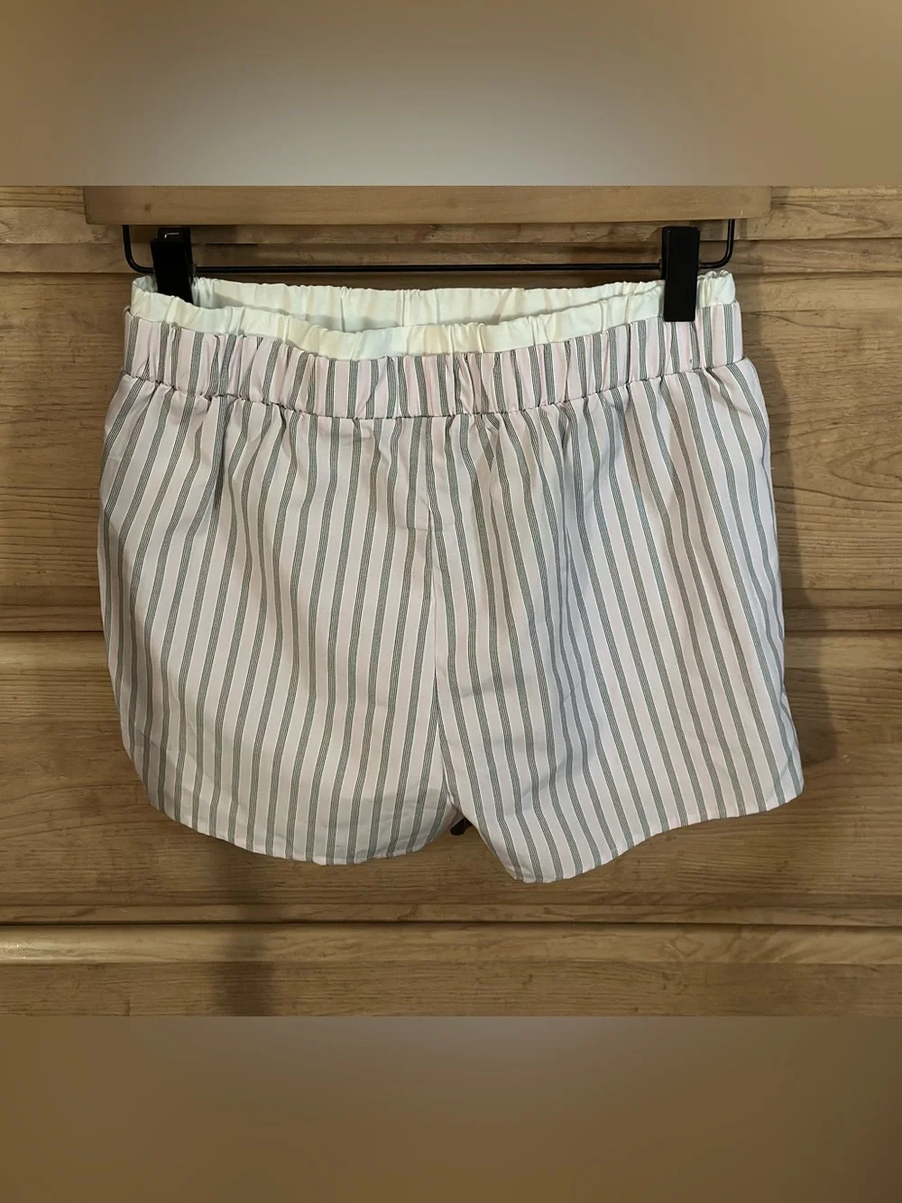 art class | Pink Striped Pajama Shorts / Girl Boxer Shorts | 10/12 youth